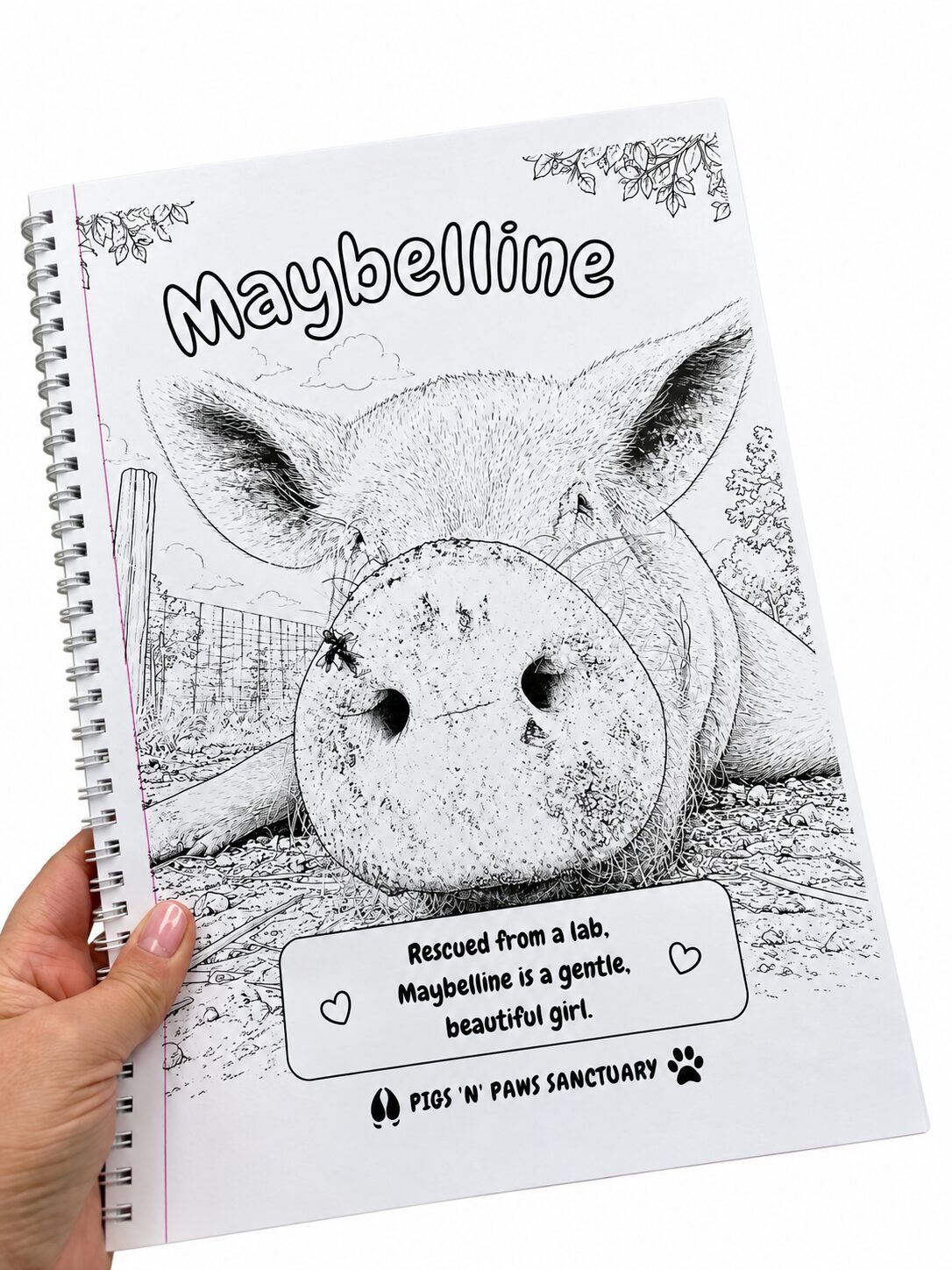 Maybelline Colouring Page - White Background